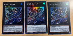 Yugioh! K9 - #17 "Ripper" (JUSH-EN035) 1st Edition NM - 3X - Image 1
