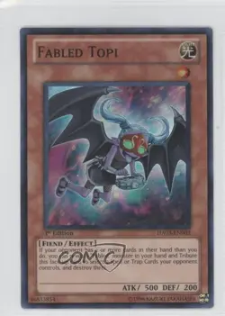 Fabled Topi 1st Ed. YuGiOh Hidden Arsenal 3 #HA03-EN003 2010 READ - Image 1