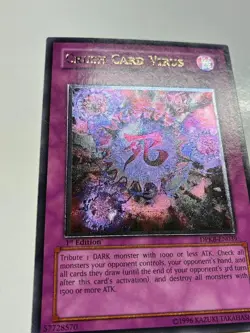 USA Seller Yugioh Crush Card Virus DPKB-EN039 Ultimate Rare 1st Edition NM - Image 2