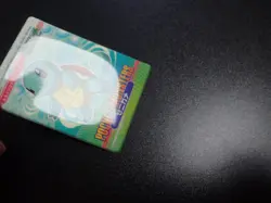 Pokemon Bandai Promo Waterproof Bathroom Menko Card Shining Squirtle #5645 - Image 4