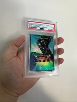 PSA 9 (2023) Gundam Arsenal Base Master Gundam Champion Prize Card TCG - Image 1