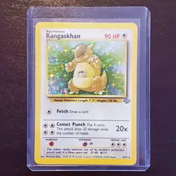 Kangaskhan 5/64 - Holo Rare - Jungle - Pokemon Card Lot #20 - Image 1
