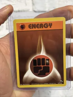 Pokemon Fighting Energy 127/132 Gym Challenge Vintage NM Card Nintendo TCG WOTC - Image 1