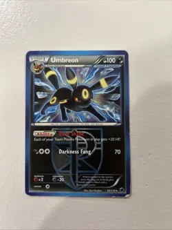 Pokemon Umbreon TCG Team Plasma Freeze Card 64/116 Regular Exclusive - Image 1