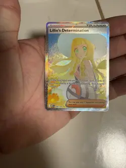 Lillie's Determination Pokemon Card SIR 184/132 Mega Evolutions ENGLISH - NM/M - Image 3