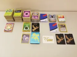 HUGE ASSORTED POKEMON CARD LOT of 741 TOTAL CARDS 1990s to 2025 Range *READ* - Image 1