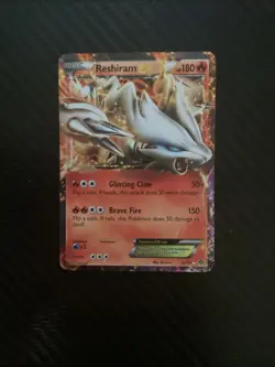 Reshiram EX 22/99 Next Destinies Pokemon Card Ultra Rare Holo Near Mint - Image 1