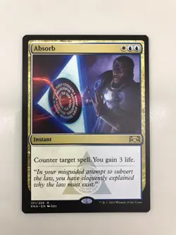 Absorb MTG Magic the Gathering Card NM Near Mint Ravnica Allegiance RNA - Image 1
