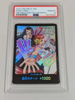 PSA 10 GEM Mint DON!! CARD ONE PIECE DAY SPECIAL LIVE DAY 2 Ado japan - Image 1