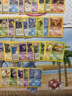 Vintage Pokemon Card Lot WOTC Fire Charizard Snorlax Blastoise - Image 2