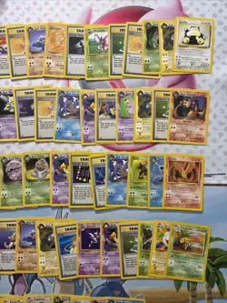 Vintage Pokemon Card Lot WOTC Fire Charizard Snorlax Blastoise - Image 4