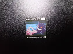 Pokemon Bros GB Pocket Mini Card Non Holo Nidorino VS Gengar #5710 LP - Image 1