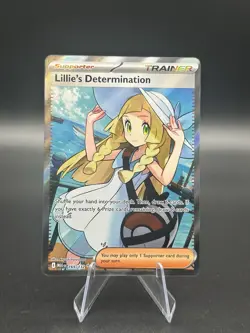 Pokemon TCG Mega Evolution Lillie’s Determination Full Art Trainer Card 169/132 - Image 1