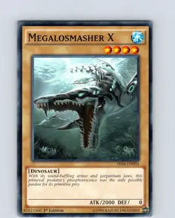 Yu-Gi-Oh TCG Megalosmasher X SR04-EN003 1st Edition Regular Common Card NM - Image 1
