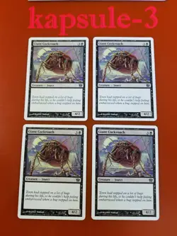 4x Giant Cockroach | 9th Edition | MTG Magic Cards - Image 1