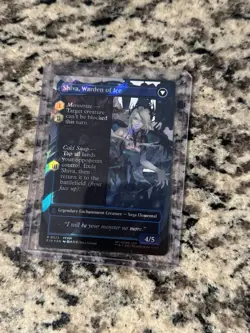 MTG English Jill, Shiva's Dominant (Borderless) (Surge Foil) NM Foil - Image 2