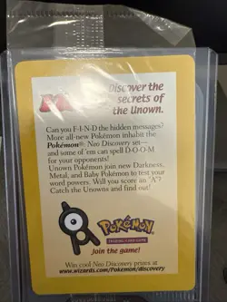 Entei Black Star Promo #34 Movie Promo Pokemon Card Sealed Reverse Holofoil - Image 1