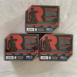 2025 Pokemon Trading Card Game Destined Rivals Team Rocket Tins LOT OF 3 SEALED - Image 5