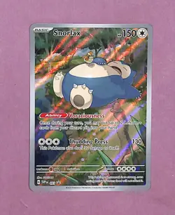 Snorlax 051 Sv: Scarlet & Violet 151 Promo Cards Holo NM-MT - Image 1