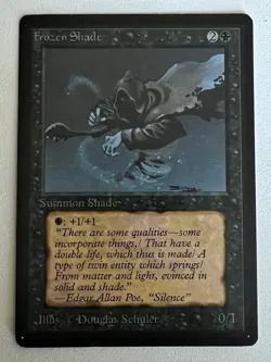 Magic the Gathering MTG Beta Frozen Shade LP- (Beta Bob) - Image 1