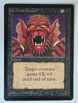 Magic the Gathering MTG Beta Howl From Beyond LP+ (Beta Bob) - Image 1