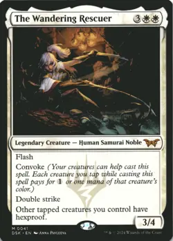 MTG The Wandering Rescuer Normal NM Duskmourn: House of Horror Magic 41 - Image 1