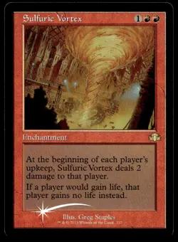 Sulfuric Vortex (Retro Frame) 332 Foil R Dominaria Remastered - Image 1