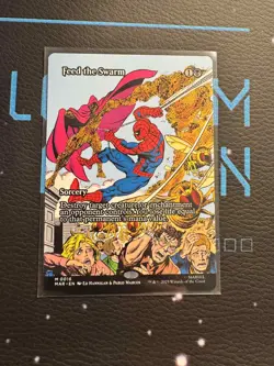 Feed the Swarm Marvel's Spider-Man Bonus Sheet Borderless Mythic Rare - Image 1