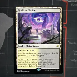 Godless Shrine EOE 254 NM MTG In Hand Magic the Gathering - Image 1