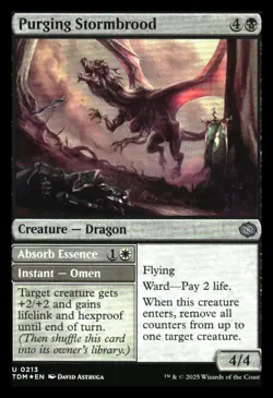 Purging Stormbrood FOIL Tarkir: Dragonstorm MTG NM - Image 1