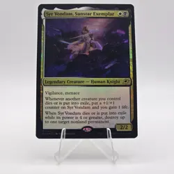 Syr Vondam, Sunstar Exemplar Foil - EOE #231 Rare - NM Edge of Eternities - Image 1