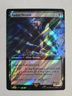 MTG Vashta Nerada WHO 0967 R Extended Art Surge Foil NM Rare - Image 1
