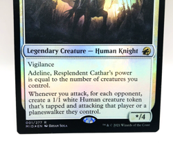 MTG Adeline Resplendent Cathar FOIL 001/277 NM+ Innistrad Midnight Hunt MID 2021 - Image 3
