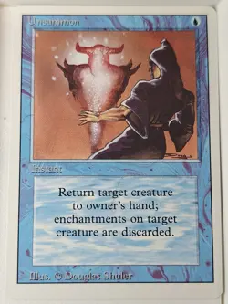 Unsummon - Revised Edition Core Set - Magic the Gathering MTG Nice! - Image 1