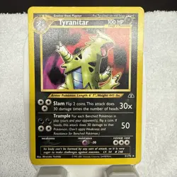 TYRANITAR Neo Discovery POKEMON 2001 Non-Foil Trading Card 31/75 TCG - Image 1