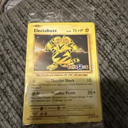 Pokemon TCG Electabuzz Promo Toys R Us 41/108 XY Evolutions Holo Sealed - Image 1