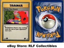 2000 Pokemon, Team Rocket, #78/82 Goop Gas Attack, 1st Edition, Common (b) - Image 1