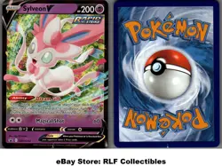 2022 Pokemon, Sword & Shield Promos, #SWSH202 Sylveon V, Holo Black Star Promo - Image 1