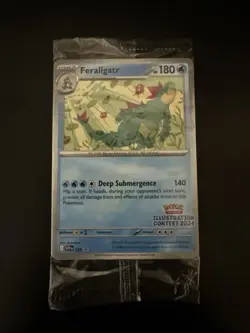 Pokemon Day 2025 Promos Feraligatr Illustration Contest 2024 Promo #213 SEALED - Image 1