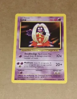Banned Artwork Pokemon TCG Jynx Base Set 31/102 + Changed Version (See Photo) - Image 3