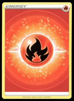 2023 Sword & Shield - Crown Zenith Fire Energy Rare Ultra #153 - Image 1