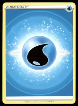 2023 Sword & Shield - Crown Zenith Water Energy Rare Ultra #154 - Image 1