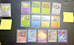 45 Pokemon Black Bolt White Flare Lot-8 Masterball-32 Pokeball-5 IRs and Rares - Image 1