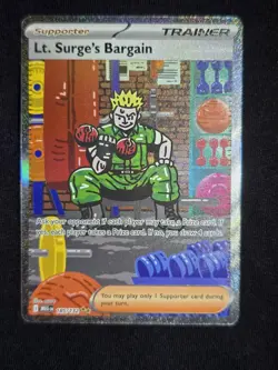Lt. Surge Bargain 185/132 - Mega Evolution Pokemon - Image 1