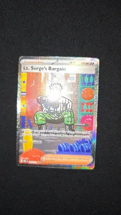 Lt. Surge Bargain 185/132 - Mega Evolution Pokemon - Image 2
