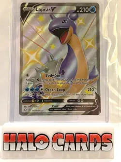 PACK FRESH Pokemon TCG Lapras V Shining Fates SV110/SV122 Holo Shiny Holo Rare H - Image 1