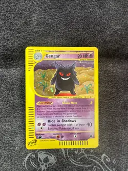 Gengar 013/165 Expedition Base Set Holo Swirl Pokemon Lightly Played - Image 1
