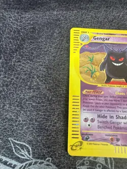 Gengar 013/165 Expedition Base Set Holo Swirl Pokemon Lightly Played - Image 2