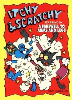 Itchy & Scratchy A Farewell | Simpsons 1993 Skybox Series 1 | Trading Card - Image 1