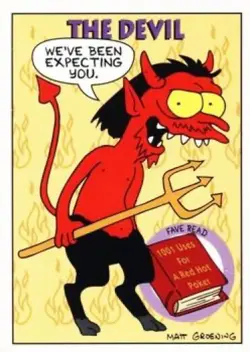 The Devil S17 | The Simpsons 1993 Skybox Series 2 | Trading Card - Image 1
